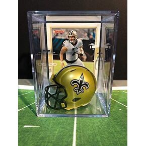 New Orleans Saints NFL Helmet Shadowbox w/Taysom Hill card