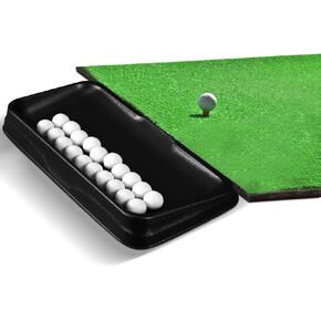 Leyndo Golf Ball Trays Large Golf Ball Holder Golf Ball Containers with 20 Pieces Golf Practice Balls for Range Practice and Home Training
