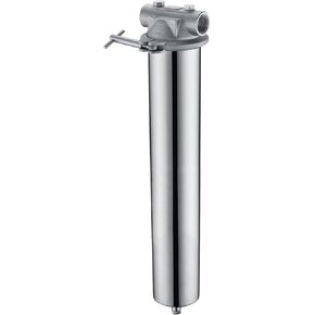 Amwater Stainless Steel Filter Housing for Filter Cartridge, Water Filter Housing for Whole House Water Purification of Stainless Steel 304 (20" C Housing-1 NPT)