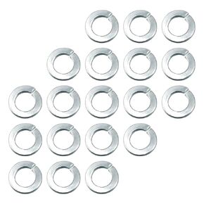Split Lock Washer (3/16") 100Pcs, Zinc-Plated Carbon Steel Spring Lock Washer Elastic Gasket - for Household Applications