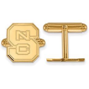 NC State Cufflinks (Gold Plated)