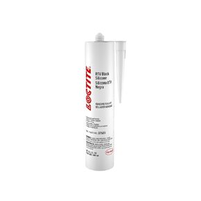 LOCTITE RTV Black Silicone Adhesive Sealant for Automotive: Waterproof, Flexible, Protects Wiring, For Glass, Metal, Plastics | Black, 300 ml Tube (PN: 495315)