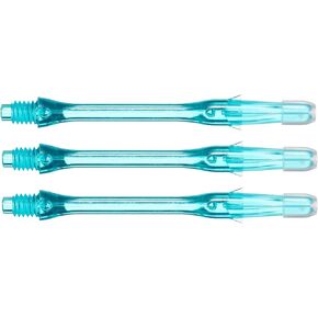 L-style Dart Shafts: Durable Plastic Dart Shafts - Emerald Slim 370 (Extra Long)