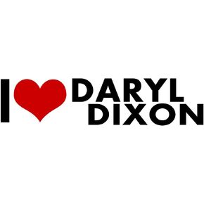 i Love Daryl Dixon Sticker Decal Vinyl Bumper The Walking Dead DÉCOR CAR Truck Locker Window Wall Notebook