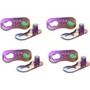 SRAM RED PowerLock Flattop Chain Connector Link - 12-speed (Road Only), Rainbow, 4 Pack, D1