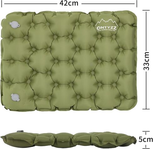 ONTYZZ Inflatable Seat Cushion Lightweight Stadium Seat Pad Travel Air Seat Cushion for Hiking Office Airplane Stadium Car in Saudi Arabia
