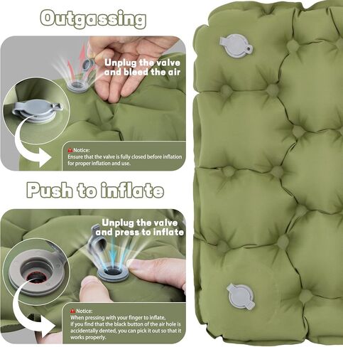 ONTYZZ Inflatable Seat Cushion Lightweight Stadium Seat Pad Travel Air Seat Cushion for Hiking Office Airplane Stadium Car in Saudi Arabia
