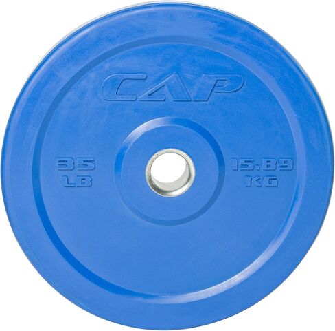 CAP Barbell Olympic 2-Inch Rubber Bumper Plate, Single in Saudi Arabia