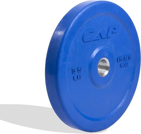 CAP Barbell Olympic 2-Inch Rubber Bumper Plate, Single in Saudi Arabia