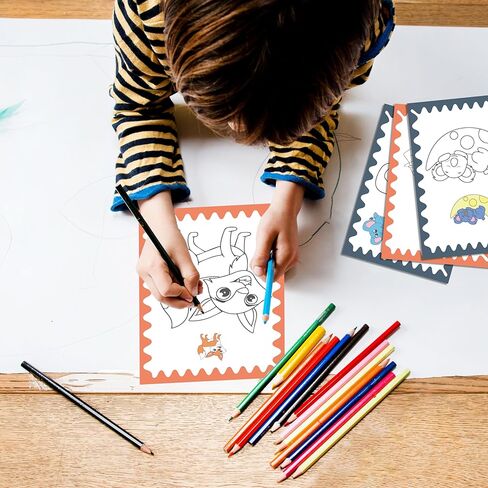 إطار فني للأطفال أبيض قطعتين - إطارات عمل فنية للأطفال مقاس 8.5 × 11 بوصة مع أقلام ملونة وورق رسم - إطارات عمل فنية قابلة للتغيير مثبتة على الحائط للأطفال عموديًا وأفقيًا - تحمل 50 رسمًا وحرفًا ثلاثية الأبعاد. in Kuwait