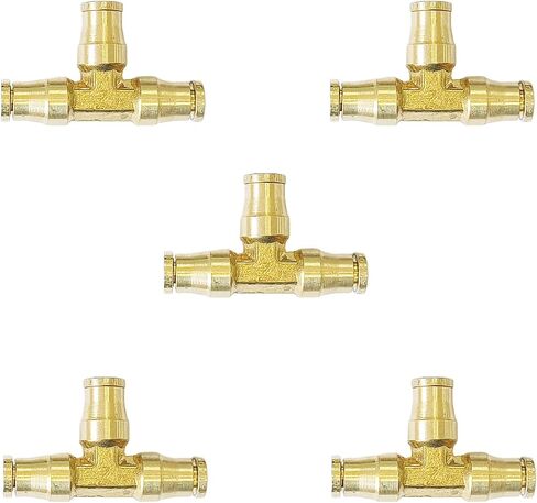 Push to Connect Fittings 1/2 Inch Tube OD Pneumatic Fittings DOT Air Fittings Air Line Fittings Air Hose Fittings Air Compressor Quick Connect Fittings Brake Line Fittings 5pcs in Saudi Arabia