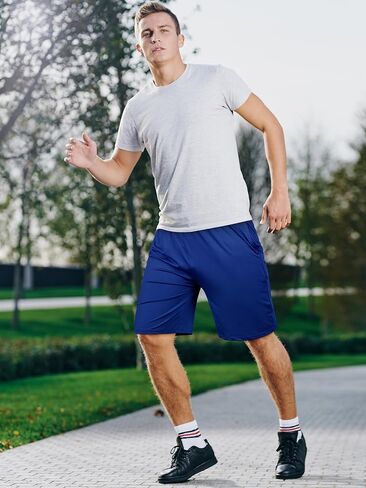 شورت رياضي URATOT للرجال كاجوال للتمرين في صالة الألعاب الرياضية، شورت سريع الجفاف مع جيوب، شورت رياضي للتدريب in Kuwait