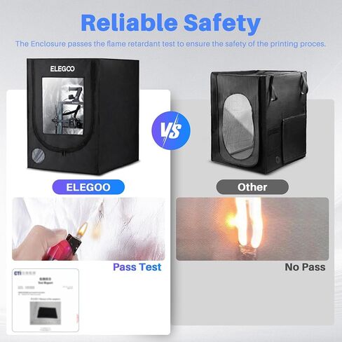 ELEGOO 3D Printer Enclosure, Fireproof and Dustproof 3D Printer Cover Constant Temperature Tent for Neptune 3 Pro/Neptune 4/Neptune 4 Pro/Ender 3/Ender 3 V2/Ender 3 S1/Kobra 2 in Saudi Arabia