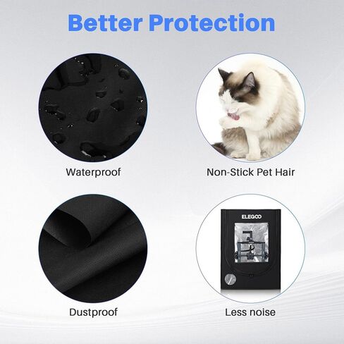 ELEGOO 3D Printer Enclosure, Fireproof and Dustproof 3D Printer Cover Constant Temperature Tent for Neptune 3 Pro/Neptune 4/Neptune 4 Pro/Ender 3/Ender 3 V2/Ender 3 S1/Kobra 2 in Saudi Arabia