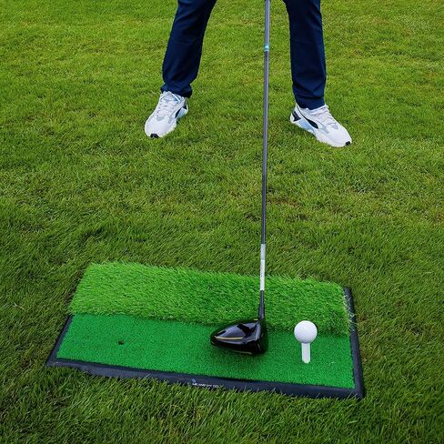 ME AND MY GOLF Dual Turf Golf Hitting Mat - Includes Instructional Training Videos in Saudi Arabia