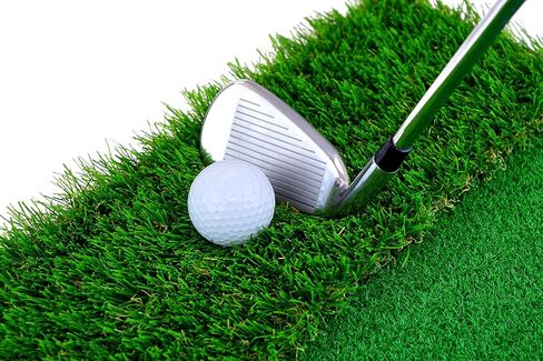 ME AND MY GOLF Dual Turf Golf Hitting Mat - Includes Instructional Training Videos in Saudi Arabia