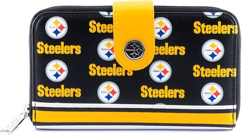 Loungefly NFL: محفظة مطبوعة بالكامل بشعار Pittsburgh Steelers in Kuwait