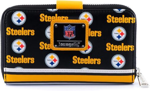 Loungefly NFL: محفظة مطبوعة بالكامل بشعار Pittsburgh Steelers in Kuwait