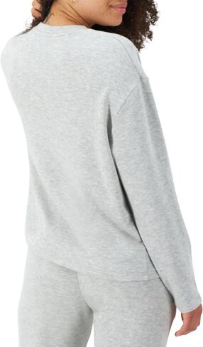 بلوفر Hanes Originals Comfywear French Terry، سويت شيرت قصير بياقة دائرية للنساء in Saudi Arabia