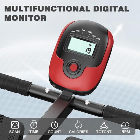 آلة التجديف، آلة التجديف الهيدروليكية مع 12 مستوى مقاومة، سعة تحميل 300 رطل، مدمجة ذكية، سكة طويلة جدًا، معدات اللياقة البدنية لكامل الجسم للاستخدام المنزلي in Kuwait