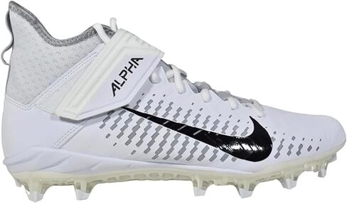 Nike Alpha Menace Pro 2 Mid (W) BV3951-100 White-Black Men's Wide Football Cleats 13.5 US in Saudi Arabia