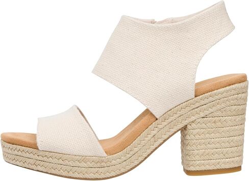 TOMS Women's Majorca Platform Sandal, Textile Upper in Saudi Arabia