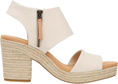 TOMS Women's Majorca Platform Sandal, Textile Upper in Saudi Arabia
