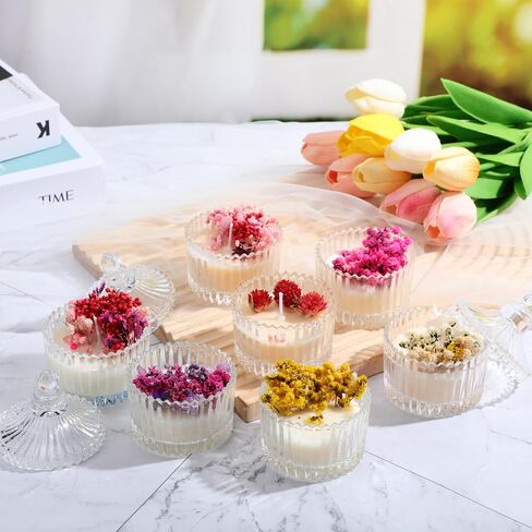 24 Pcs Votive Candle Holders Bulk, Glass Candle Jars with Lids, Tealight Candle Holders for Table Centerpieces,home Decor Wedding Bridal Fall Party Baby Shower Party Favors in Saudi Arabia