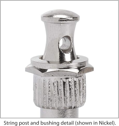 Grover 18:1 Sta-Tite 3+3 Tuning Machines for Solid Peghead, Nickel (V97-18NA) in Kuwait