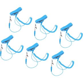 Fafeicy 10Pcs PU Anti Static Wrist Strap, Elastic Adjustable Electrostatic Bracelet Wristband ESD Supplies, for Protecting Your PC Computer or Electronics from Static Electricity, Hand Tools &