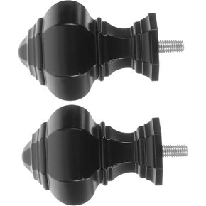 Ciieeo 2pcs Decor Window Curtains Rod Finials Ends Only Curtain Rod Finials Curtain Rod End Cap Curtain Rods Finials Only Finials for Crafts Finials for Rods Tapestry Abs