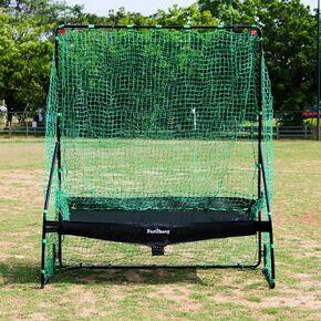 NB01 Baseball & Softball Recycling System Net, 6.6 x 7.8ft, 100% Iron Frame with Waterproof Net, Compatible with 6901BHA 6902BHA 6902BH Soft Toss Machine, for Hitting Batting Training