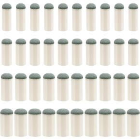 40pcs Billiard Cue Tips, 4 Sizes Slip On Pool Cue Tips Replacement Screw On Pool Cue Tips Billiard Cue Tip Replacement Kit Billiard Pool Cue Tips Pool Table Accessories for Pool Stick