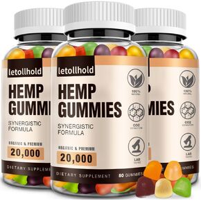 علكات القنب العضوي Edibles علكات صمغية متقدمة ذات قوة إضافية عالية الفعالية مصنوعة من زيت القنب الطبيعي للبالغين ومكملات منخفضة السكر مصنوعة في الولايات المتحدة الأمريكية (3 عبوات) in Kuwait