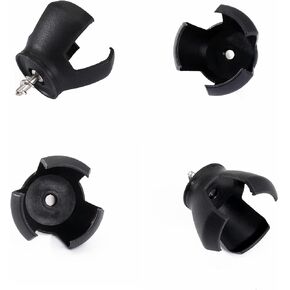 Golf Ball Retriever,3-Prong Golf Ball Retriever Grabber Golf Ball Grabber Golf Sucker Accessories for Putters and Golfer(4 Pack)