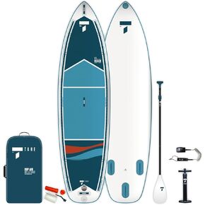 Beach SUP-Yak AIR SUP Paddleboard Package Complete with Board, Paddle, Leash, Pump, and Carry/Storage Bag