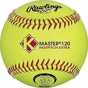 Rawlings | Official NFHS K-Master Fastpitch Softball | X120RYCAH | 12" | 12 Count