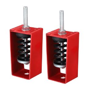 PATIKIL 254lbs Capacity Spring Vibration Isolator, 2 Pack Shock Absorber Shockproof Damping Hanger Anti Vibration for HVAC Air Conditioner Air Handling Units