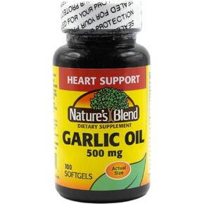 Nature's Blend Garlic Oil 500 mg 100 Softgels