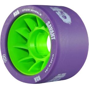 Atom Savant Skate Wheels Purple 93A Set of 4