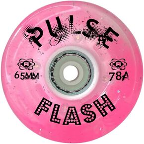 Outdoor Quad Roller Wheels 78A Atom Pulse Flash 65x37 Pink / 1 Pack - 4 Wheels