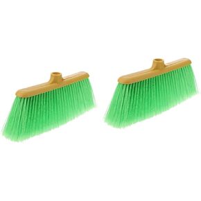 Hemoton Broom Head Sweeping Brush Water Broom Scrub Broom Indoor Br Yard Lobby Broom Fixed Broom Escobas para Barrer Piso Sweeper Broom Small Broom Sweeper Head Floor Commercial Plastic