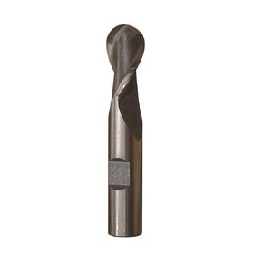 Drill America 1-1/4" X 1-1/4" High Speed Steel 2 Flute Single End Ball End Mill, DWC Series