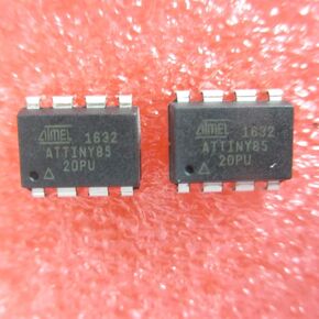 ATTINY85-20PU DIP-8 8-bit Microcontroller with 8K Bytes in-System Programmable Flash Pack of 2 in Kuwait