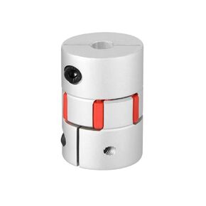 uxcell Shaft Coupling 6.35mm to 6.35mm Bore L35xD25 Flexible Coupler Joint for Servo Stepped Motor