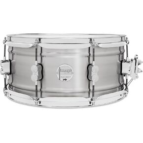 PDP By DW Concept Series 1.2mm Natural Satin Brushed Aluminum 6.5x14 Snare Drum (PDSN6514NBAC)