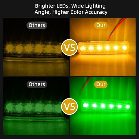 أضواء LED البحرية أضواء LED قارب لسطح القارب مجاملة قمرة القيادة الديكور ضوء 12 فولت أضواء LED مقاومة للماء للقوارب، يخت الصيد قارب عائم قارب شراعي كاياك، 10 قطع in Kuwait
