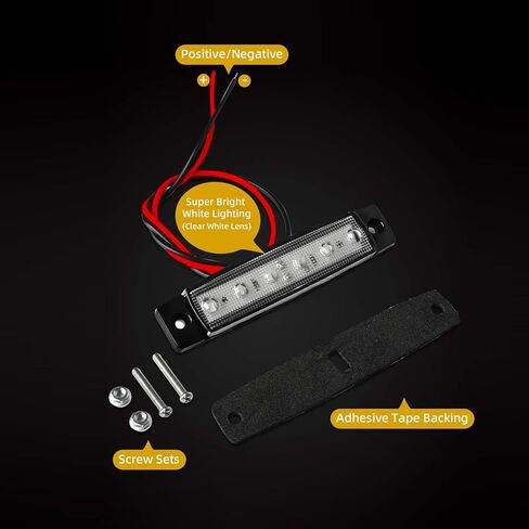 أضواء LED البحرية أضواء LED قارب لسطح القارب مجاملة قمرة القيادة الديكور ضوء 12 فولت أضواء LED مقاومة للماء للقوارب، يخت الصيد قارب عائم قارب شراعي كاياك، 10 قطع in Kuwait