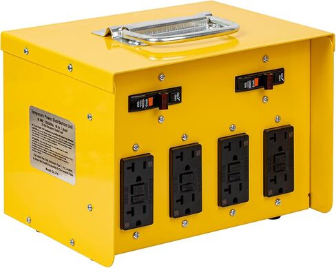 صندوق توزيع الطاقة 30 أمبير، 8 منافذ GFCI Spider Box الكهربائية، مدرج في قائمة ETL، قاطع الدائرة: 20 أمبير 125 فولت، توزيع الطاقة لحالات الطوارئ in Saudi Arabia