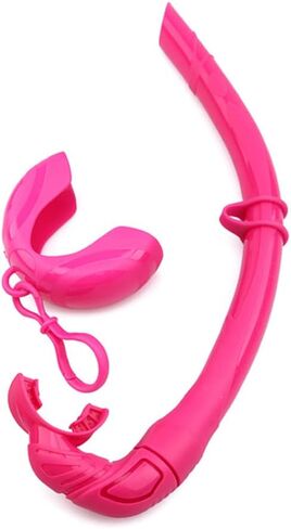 Roll-up Snorkel, Silicone Foldable Snorkel with Compact Storage Case, Freediving and Snorkeling Snorkel, Wet Breathing Tube for Freediving, Diving, and Snorkeling in Saudi Arabia